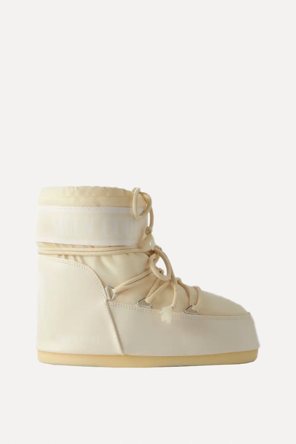 Icon Low Shell & Faux Leather Snow Boots from Moon Boot