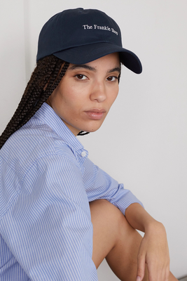 Frankie Embroidered Cotton-Twill Baseball Cap from Frankie Shop