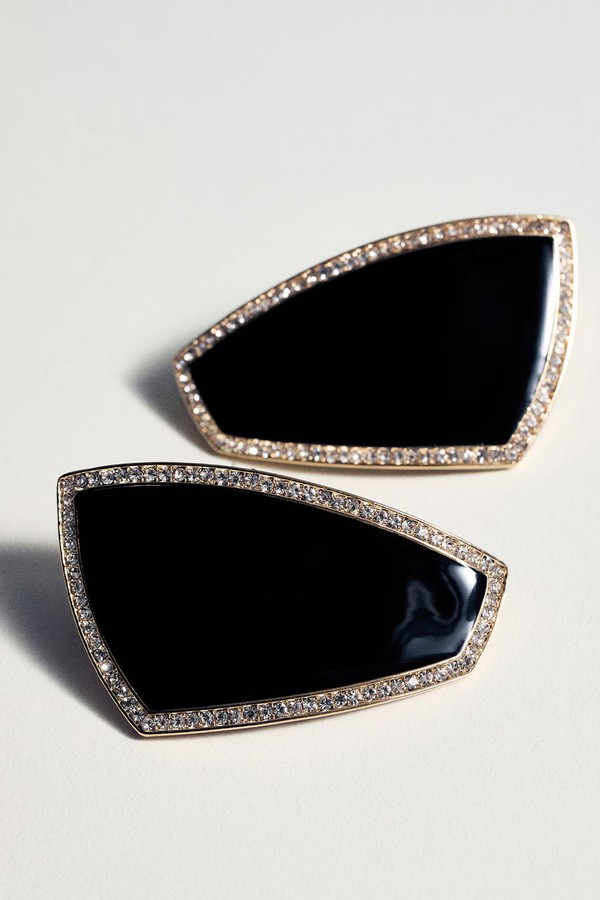 Earrings With Combined Crystals from Mango