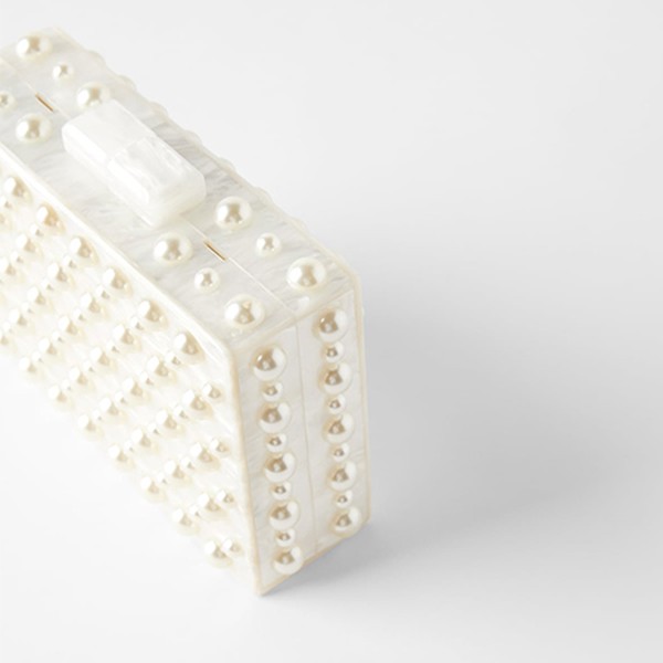 Minaudiere Pearl Handbag from Zara