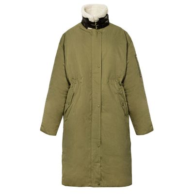 Olive Padded Parka from Pixie Market