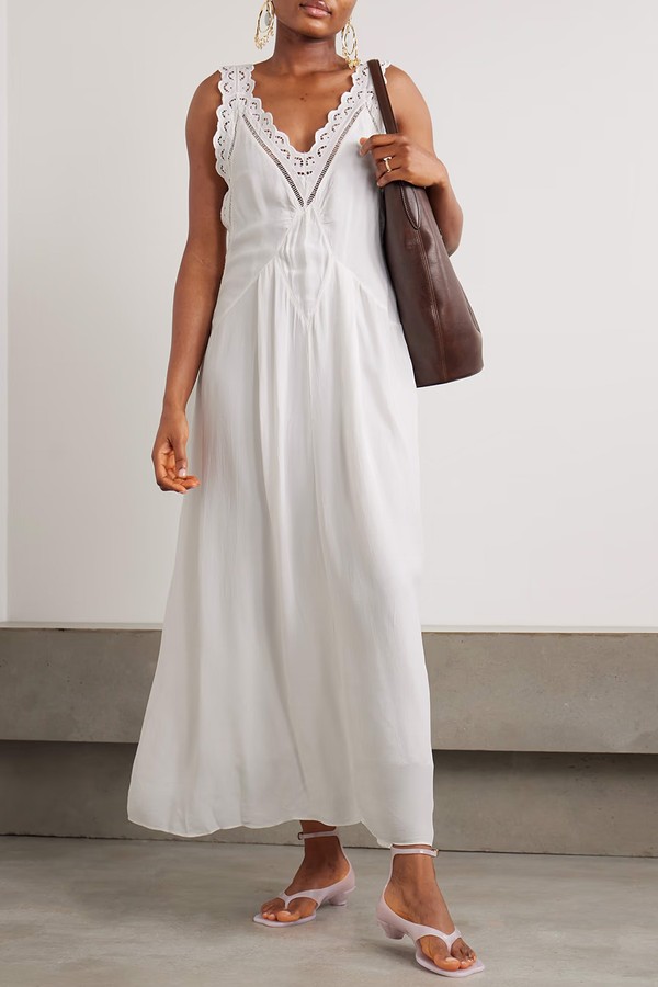Freda Broderie Anglaise Maxi Dress from Isabel Marant