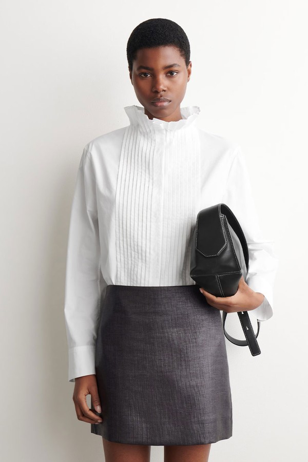 Pintucked Cotton Blouse from cos