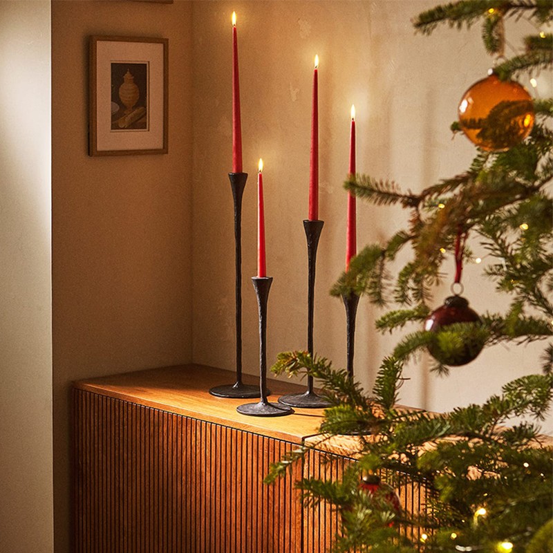 Long Christmas Candle (Pack Of 2)