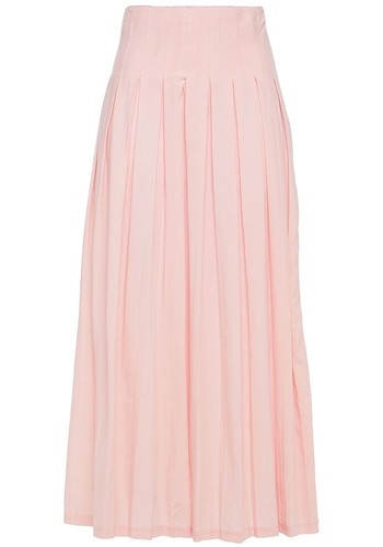 Pleated Tencel Maxi Skirt from Mara Hoffman