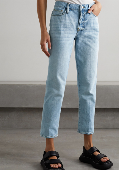 Le Nouveau High-Rise Straight-Leg Jeans from Frame