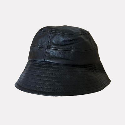 Faux Leather Bucket Hat from ASOS