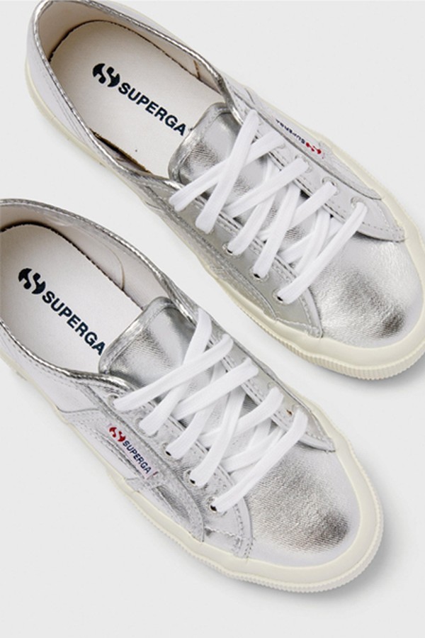Superga 2750 Metallic Lace Up Trainers