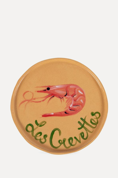 Crevettes Plate from Harlie Brown Studio