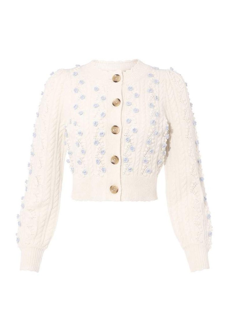 Trailing Flowers Short Cardigan from Needle & Thread 