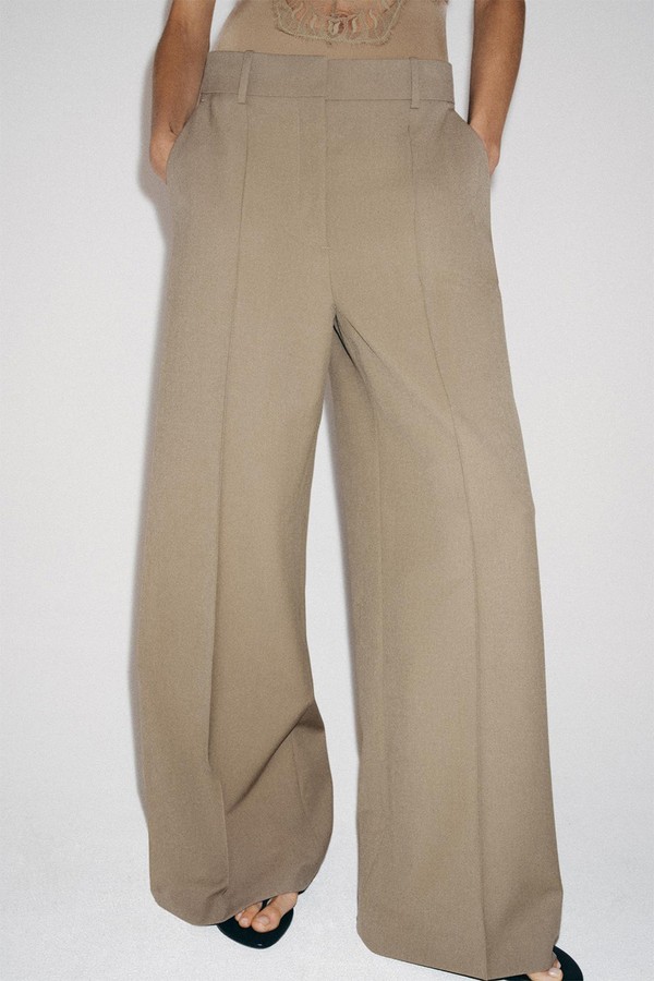 Minimalist Wide-Leg Trousers from Zara
