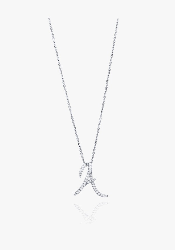Diamond White Gold Love Letter Pendant