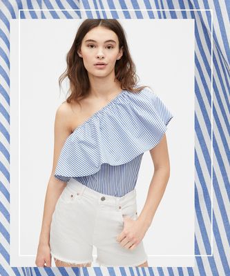 Ruffle One Shoulder Top, £29.99 (was £39.95)