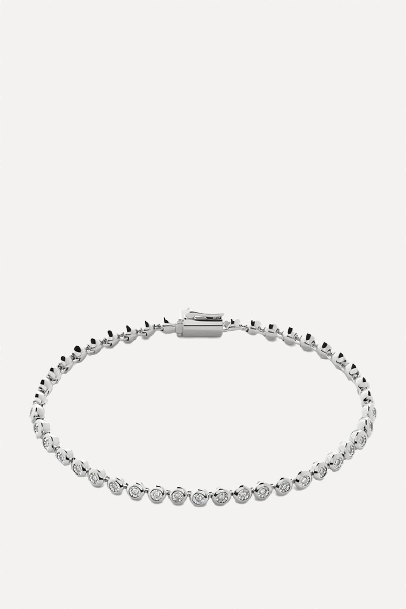 Round Diamond Tennis Bracelet from Monica Vinader