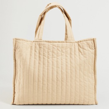 Quilted Shopper Bag  from Mango