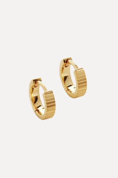 Disco Mini Huggie Earrings from Monica Vinader