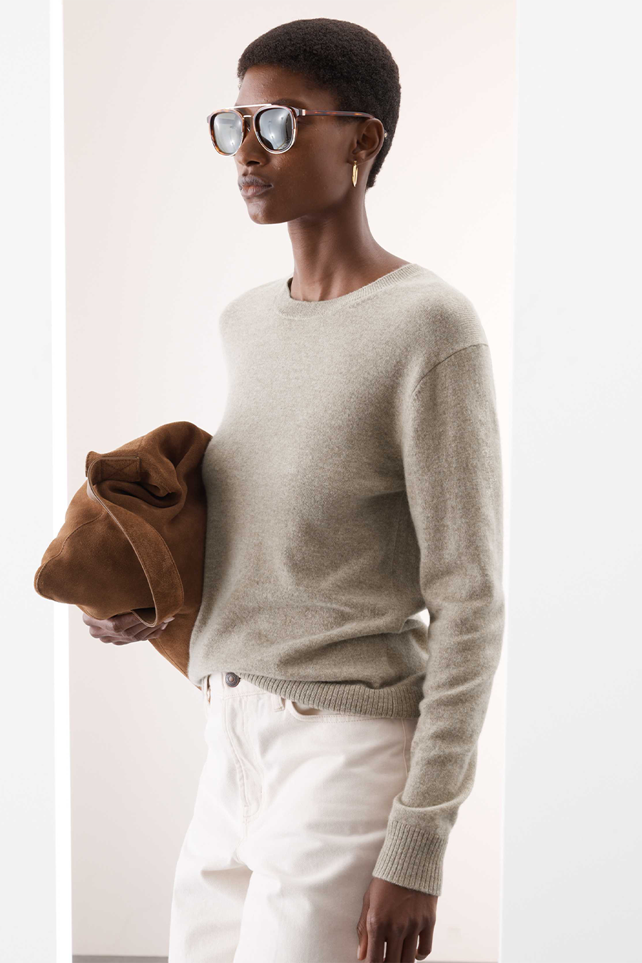 Pure Cashmere Crew Neck Jumper