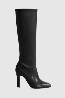 Leather Knee High Boots from Reiss
