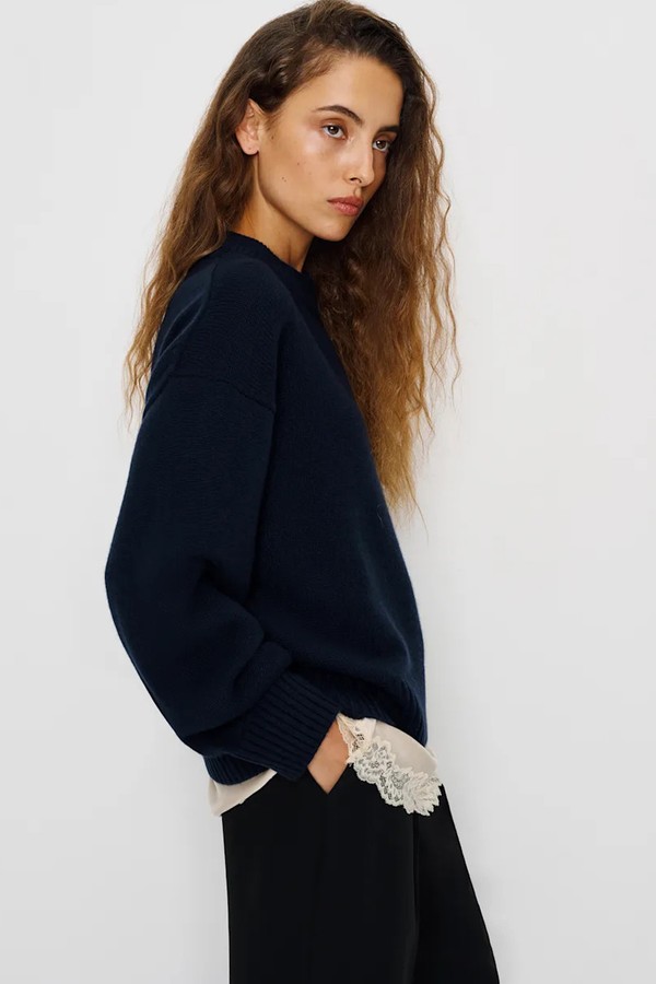 Cove Cashmere Oversized Crew Jumper from  Reformation