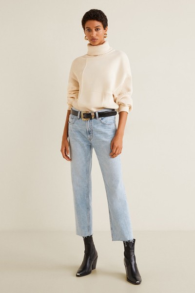 Sayana Organic Cotton Straight Jeans from Mango