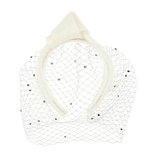 Belle Bridal Veil Headband from Monsoon