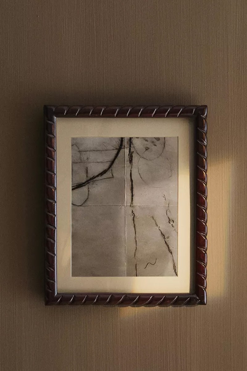 Herringbone Wooden Photo Frame