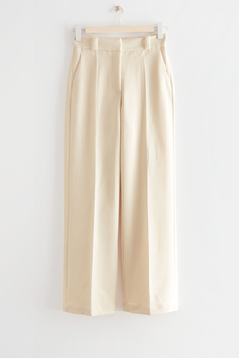 Wide Press Crease Trousers from & Other Stories
