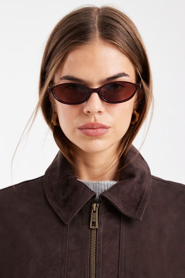 Slim Oval Sunglasses from ASOS DESIGN