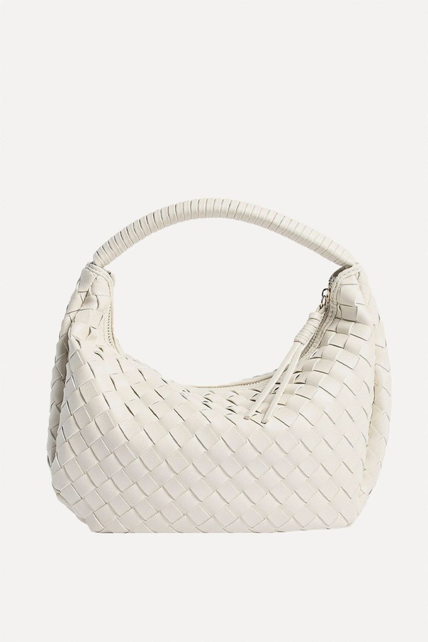 x from Wrapped Handle Woven Handbag, £35.95 | Na-kd