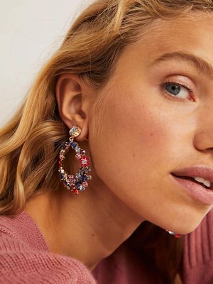 Jewel Cluster Earrings