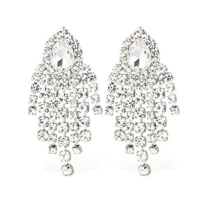Crystal Cip-On Earrings from Alessandra Rich