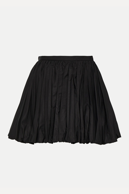 Pleated Cotton Mini Skirt from Jil Sander 