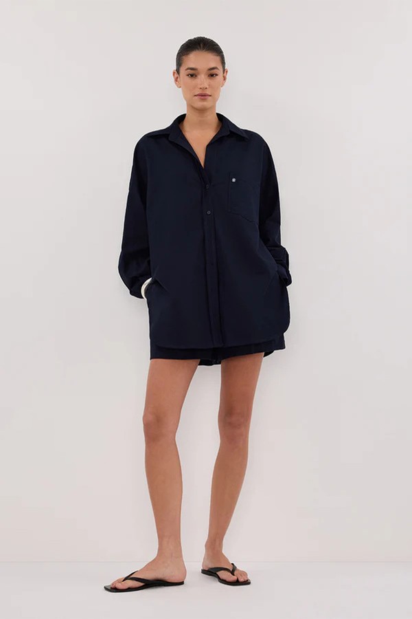 Rhea Oversized Cotton Shirt from Dissh