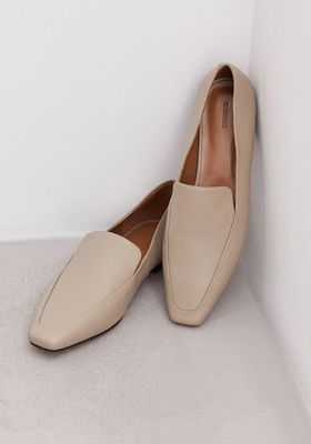 Pointed Toe Leather Loafers from 12 Storeez