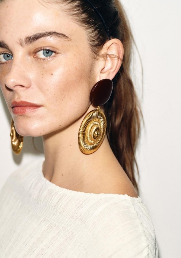 Stone & Shell Earrings 