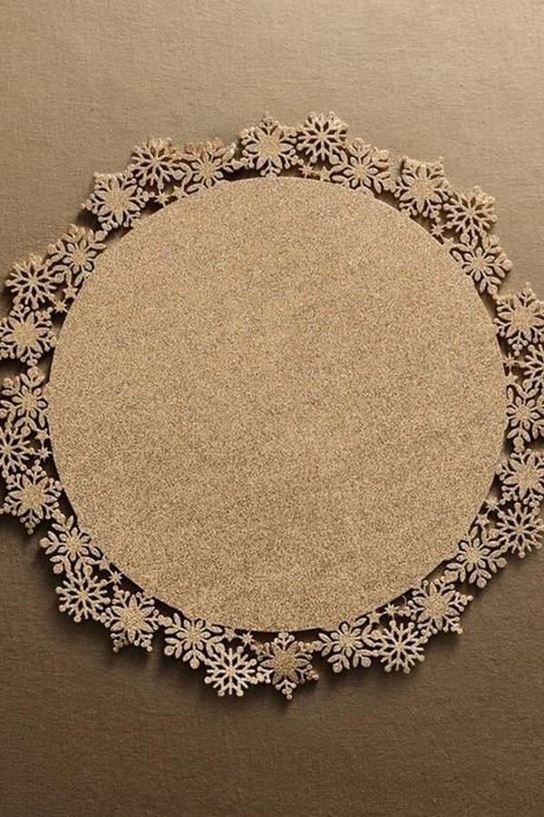 Shiny Christmas Snowflake Placemat from Zara Home
