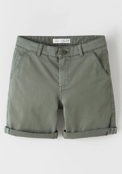 Basic Chino Bermuda Shorts from Zara