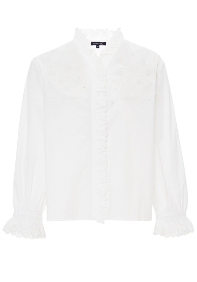 Daisy Embroidered Poplin Blouse from Soeur