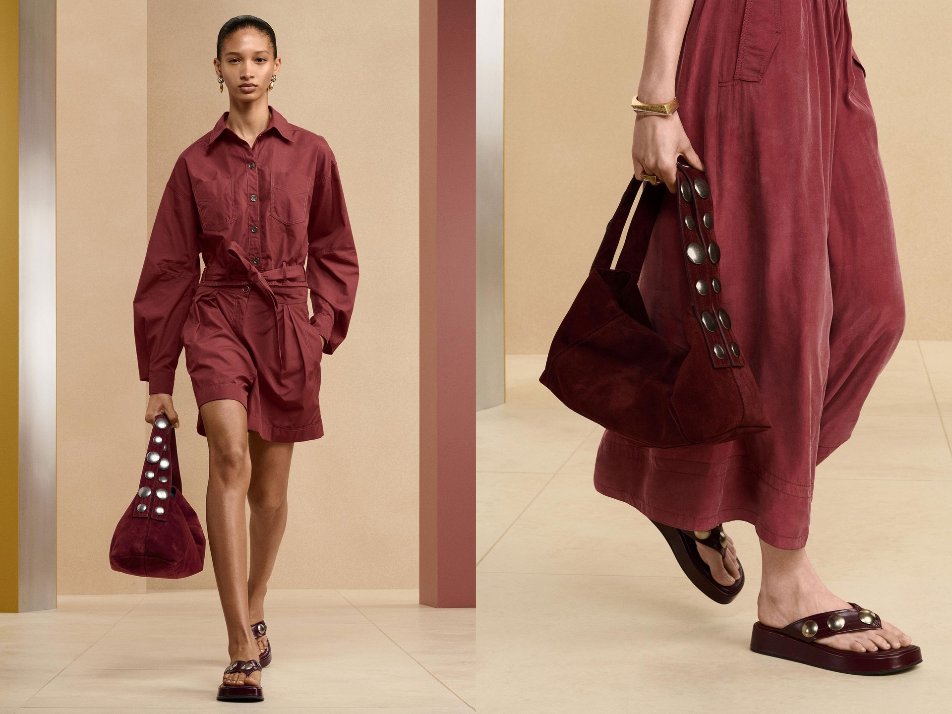 Studded Bowling Bag from Zara