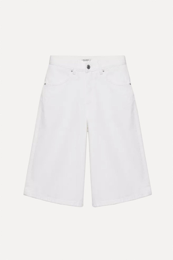Low-Rise Denim Jorts from Pull & Bear