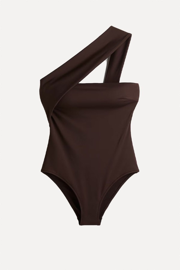 Padded-Cup One-Shoulder Swimsuit from H&M