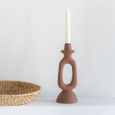 Terracotta Candle Holder  from Graham & Green