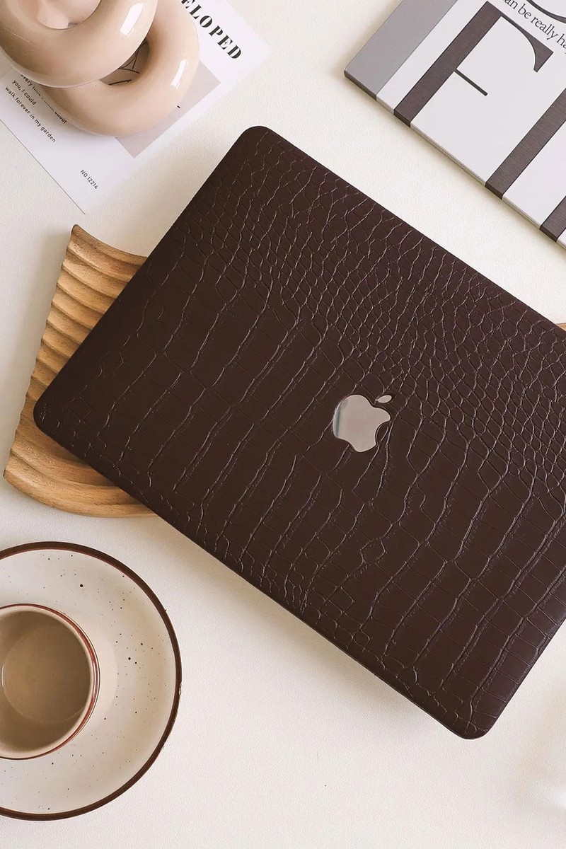 Crocodile Print Leather Hard Case For MacBook  from MarcoDesignWork