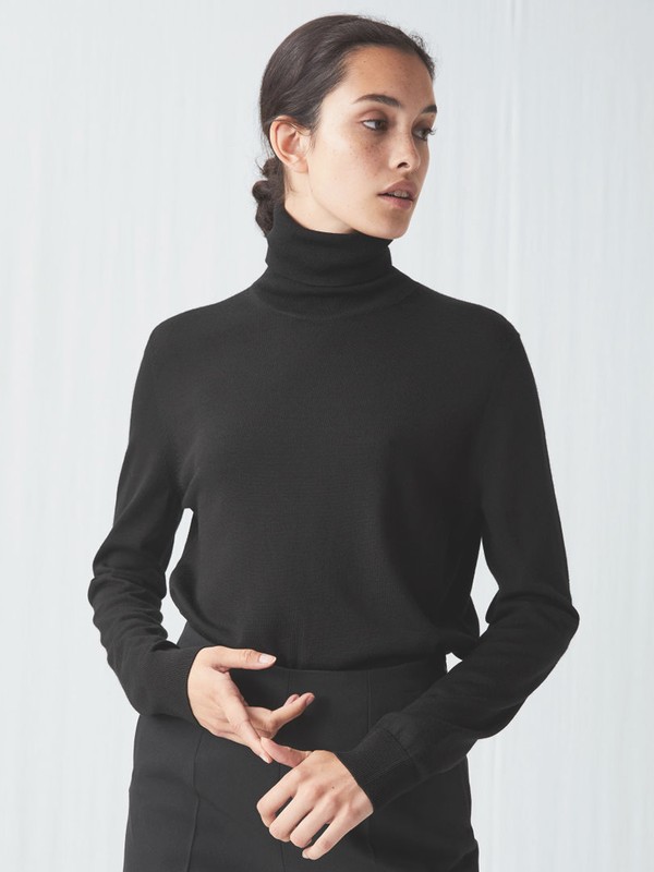 18 Great Black Layering Polo Necks