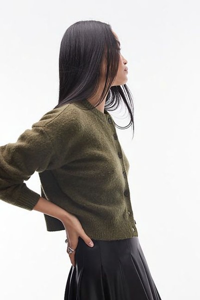 Knitted Ultimate Micro Cardi  from Topshop