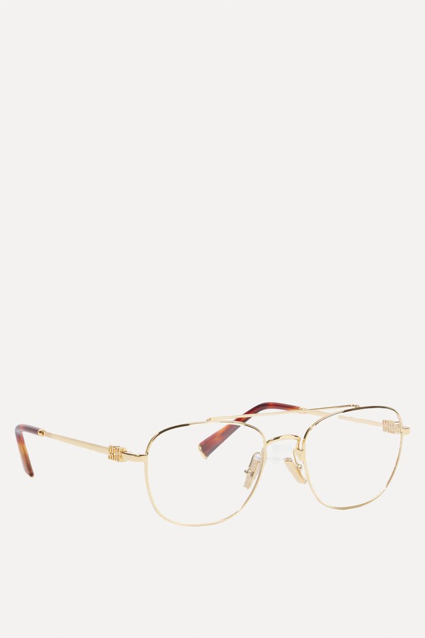 Square-Frame Glasses from Miu Miu Eyewear