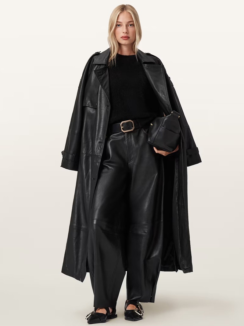 Reed Leather Trench