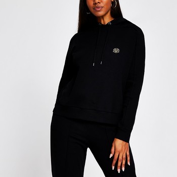 Black Long Sleeve 'RR' Hoodie, £28