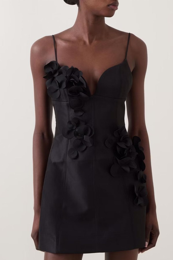 Bilston Flower Appliqué Mini Dress from ACLER
