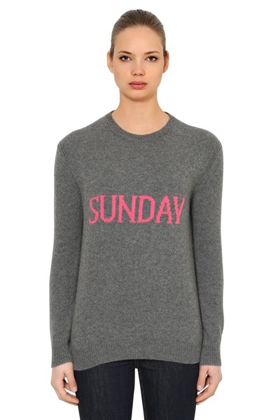 Over Sunday Wool & Cashmere Sweater from Alberta Ferretti